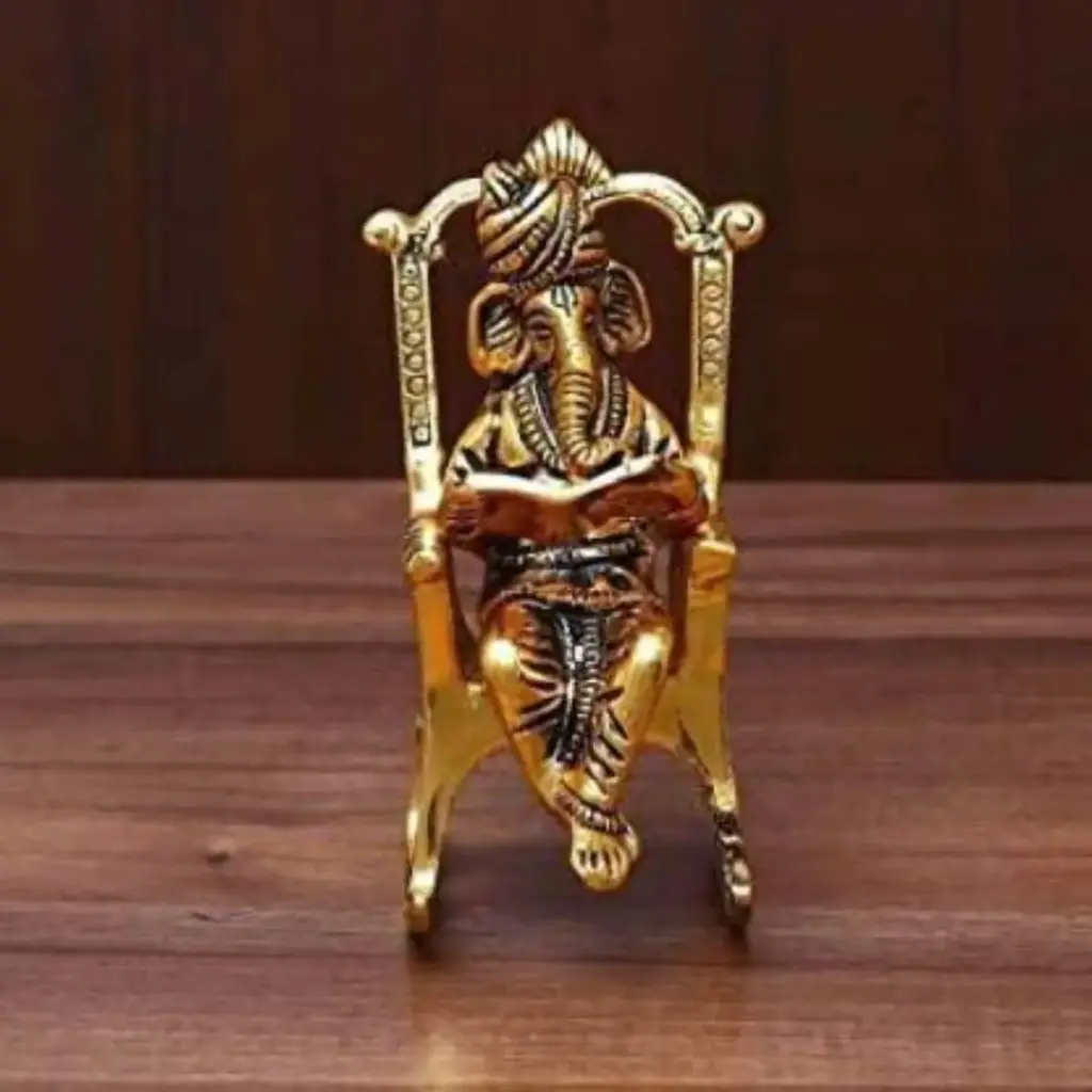 oxidised-metal-lord-ganesh-statue-sitting-on-a-chair-and-reading-original-imafv5g6gk2j7agp.webp