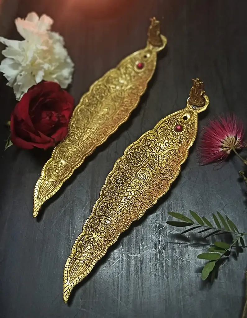 Leaf Design Incense Stick Holder Agarbatti Stand Unique