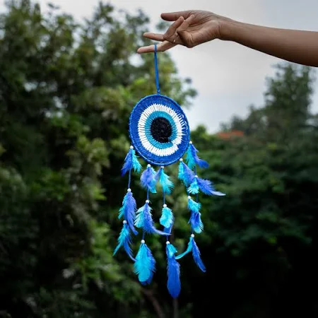Evil Eye Dream Catcher Wall Hanging