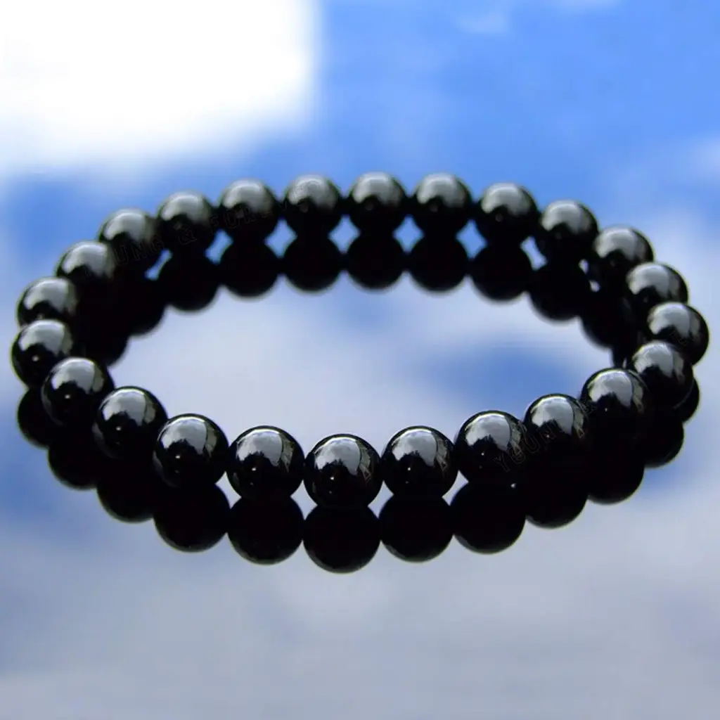 Black Tourmaline Bracelet - To Protect from Tantrik Attacks