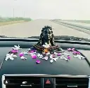 New Matte Polyresin Adiyogi Shiva Statue (4.5 inch, Black)