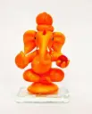 Very Beautiful Glass Ganesh Ji of Red Color and Best Choice of Gifts Items