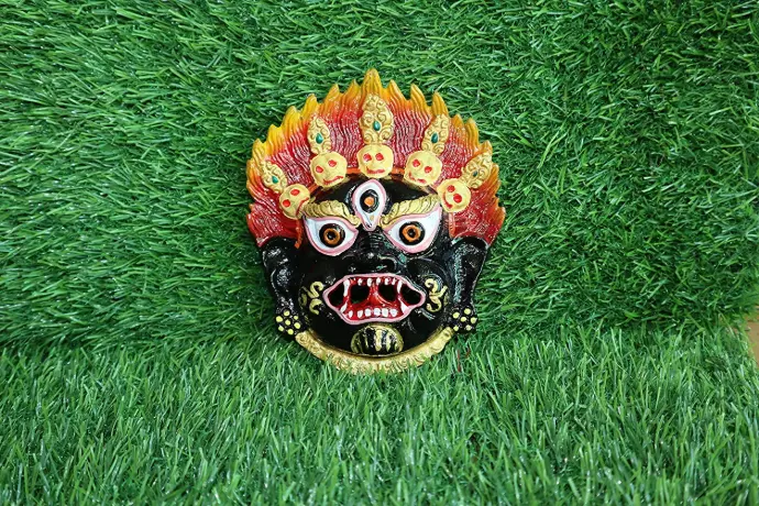 Metal Decorative Bhoot Face Nazar Battu Wall Hanging - Unique Home